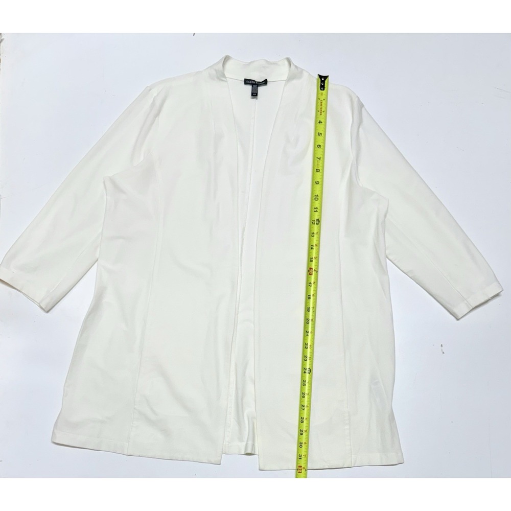 Eileen Fisher Women's Large Open Front Cardigan Viscose Spandex‎ Blend